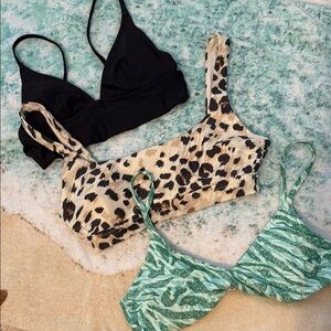 Bundle of 3 Aerie Bikini Tops